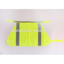 Chaleco de seguridad para chaleco de seguridad de tráfico de mascotas con ropa 100% poliéster de seguridad tricot